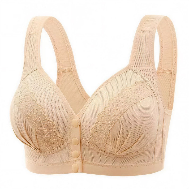 Soutien-gorge sans armatures à fermeture avant - Nu - 46 - image 4