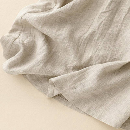 Robe maxi décontractée en coton et lin - image 4