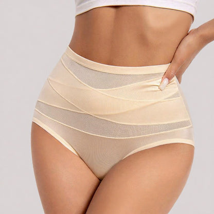 Culotte gainante taille haute en résille - image 6