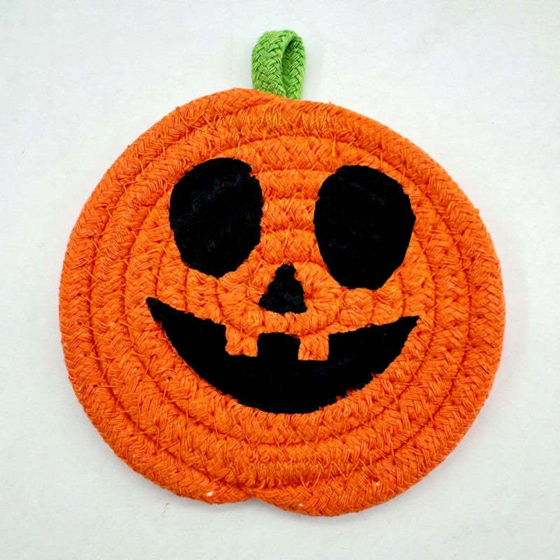 Dessous de verre citrouille d'Halloween (8 pièces) - D - One Size - image 7