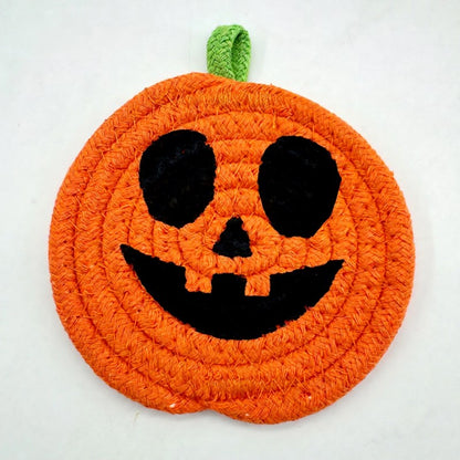 Dessous de verre citrouille d'Halloween (8 pièces) - D - One Size - image 7