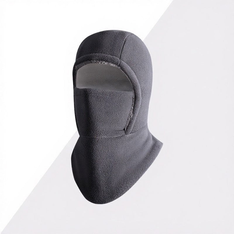 Écharpe thermique à capuche doublée en polaire - Gris foncé - One Size - image 6
