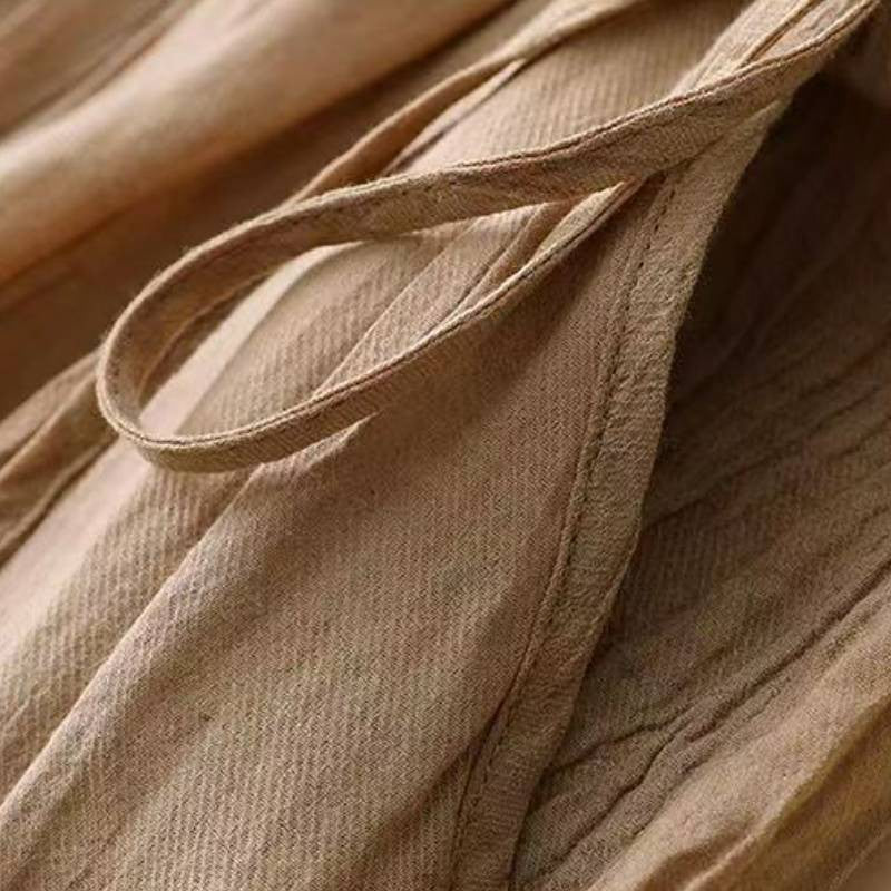 Robe midi à cordon en ramie lyocell - image 11
