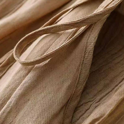 Robe midi à cordon en ramie lyocell - image 11