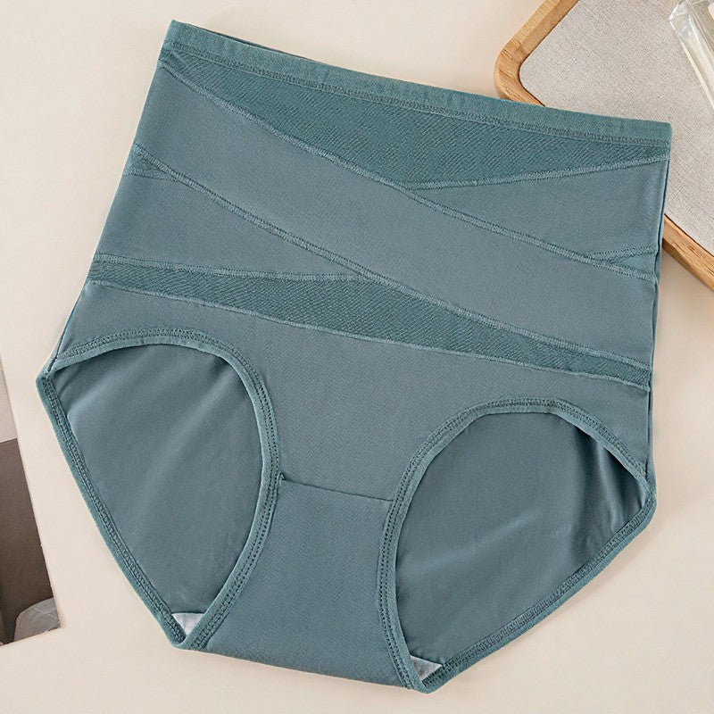 Culotte gainante taille haute en résille - Vert - 2XL - image 13