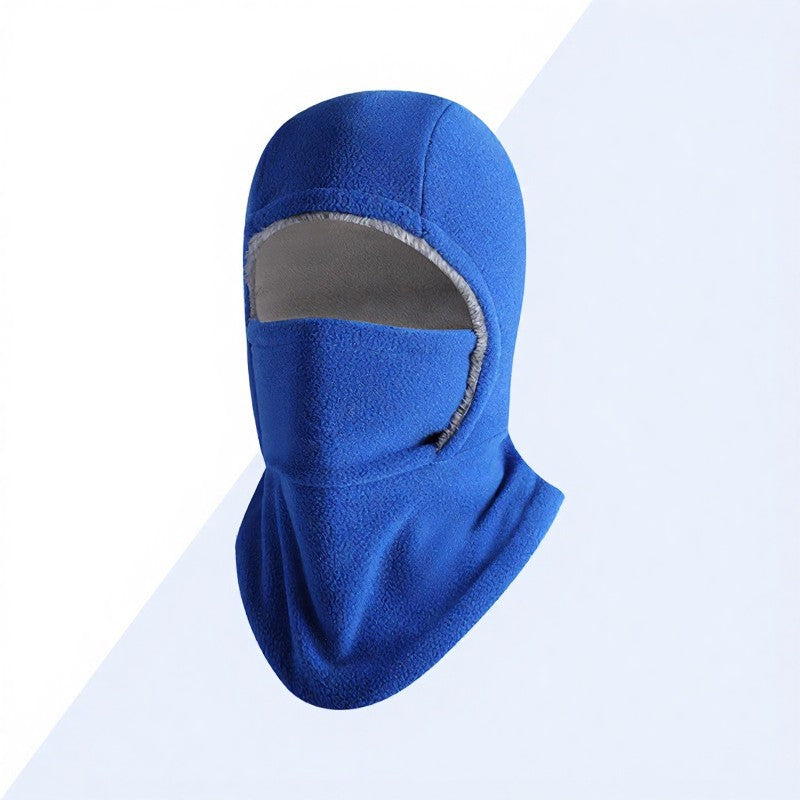 Écharpe thermique à capuche doublée en polaire - Bleu - One Size - image 5
