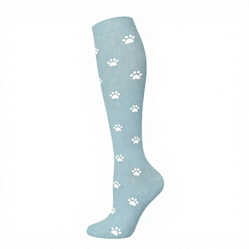 Chaussettes de compression ludiques pour chats et chiens (5 paires) - Bleu - S/M - image 6