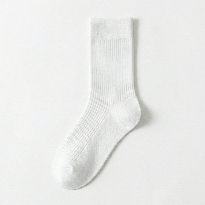 Chaussettes classiques en mélange de coton (5 paires) - Blanc - EU39-44(US6-10) - image 8
