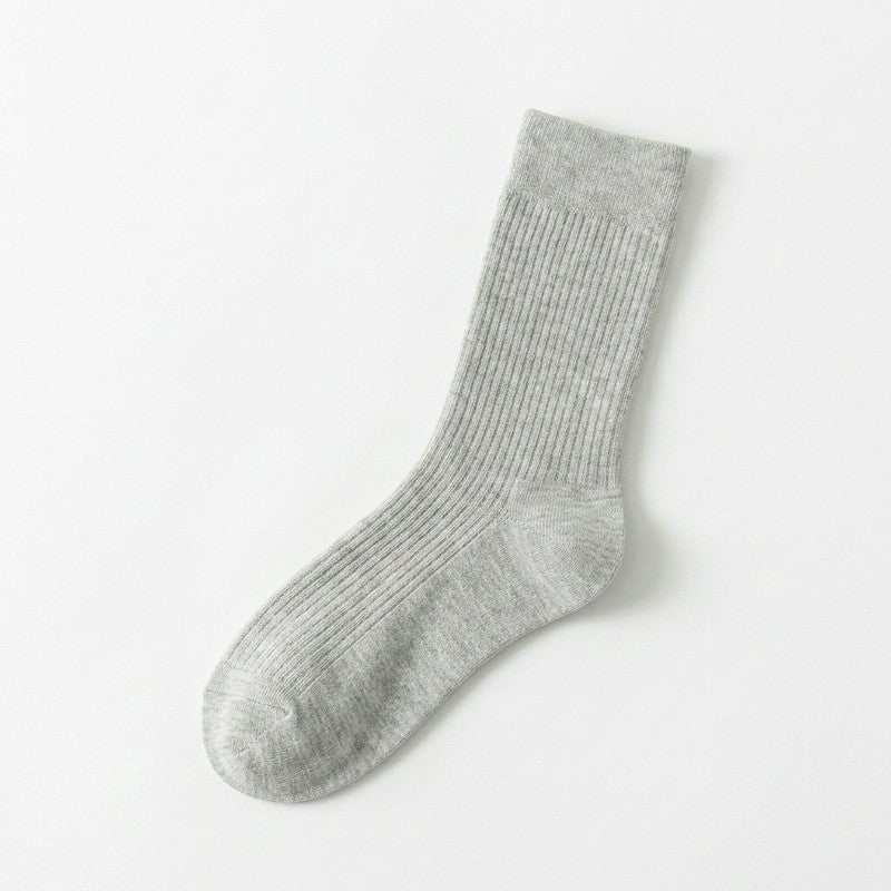 Chaussettes classiques en mélange de coton (5 paires) - Gris clair - EU39-44(US6-10) - image 7