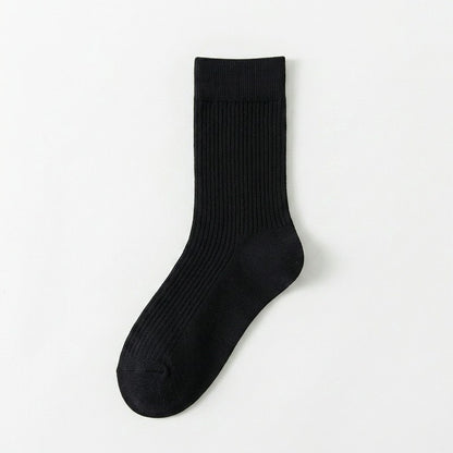 Chaussettes classiques en mélange de coton (5 paires) - Noir - EU39-44(US6-10) - image 4