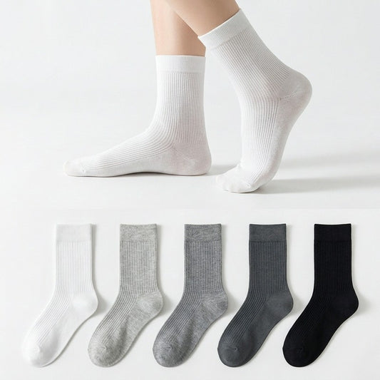Chaussettes classiques en mélange de coton (5 paires) - image 0