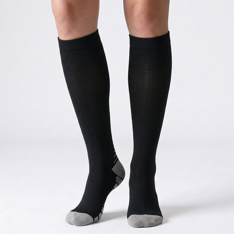 Chaussettes de compression à motif flèche uni (5 paires) - Noir - S/M - image 9