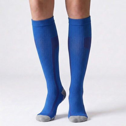 Chaussettes de compression à motif flèche uni (5 paires) - Bleu - S/M - image 7