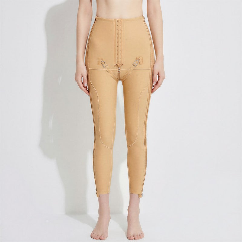 Pantalon gainant taille haute à double fermeture éclair ajustable - image 7