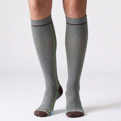 Chaussettes de compression à rayures contrastées (3 paires) - image 2