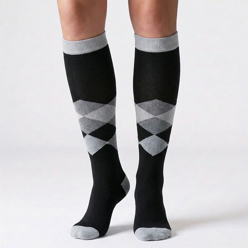 Chaussettes de compression Étoile Lune Fleur (3 paires) - image 2