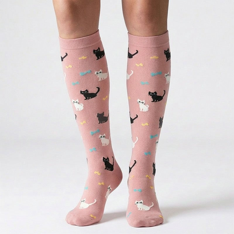 Chaussettes de compression ludiques pour chats et chiens (5 paires) - image 4