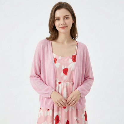 Ensemble deux pièces à fleurs rose poudré - image 7