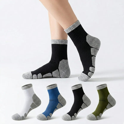 Chaussettes amortissantes, chaussettes de compression quart de pouce (4 paires) - image 0