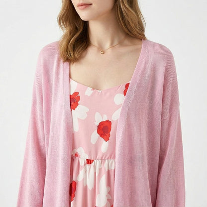 Ensemble deux pièces à fleurs rose poudré - image 8