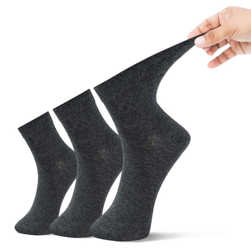 Chaussettes mi-mollet de couleur unie (8 paires) - image 1