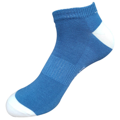 Chaussettes Plusock Letter Mesh Ankle Socks (5 paires) - Bleu - EU42-48 (US8-13) - image 13