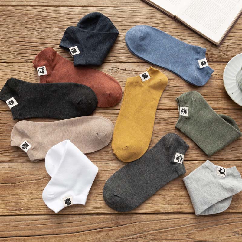 Chaussettes en coton à motifs amusants grande taille (3 paires)