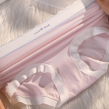 Culotte taille haute à nœud papillon (5 paires) - image 1