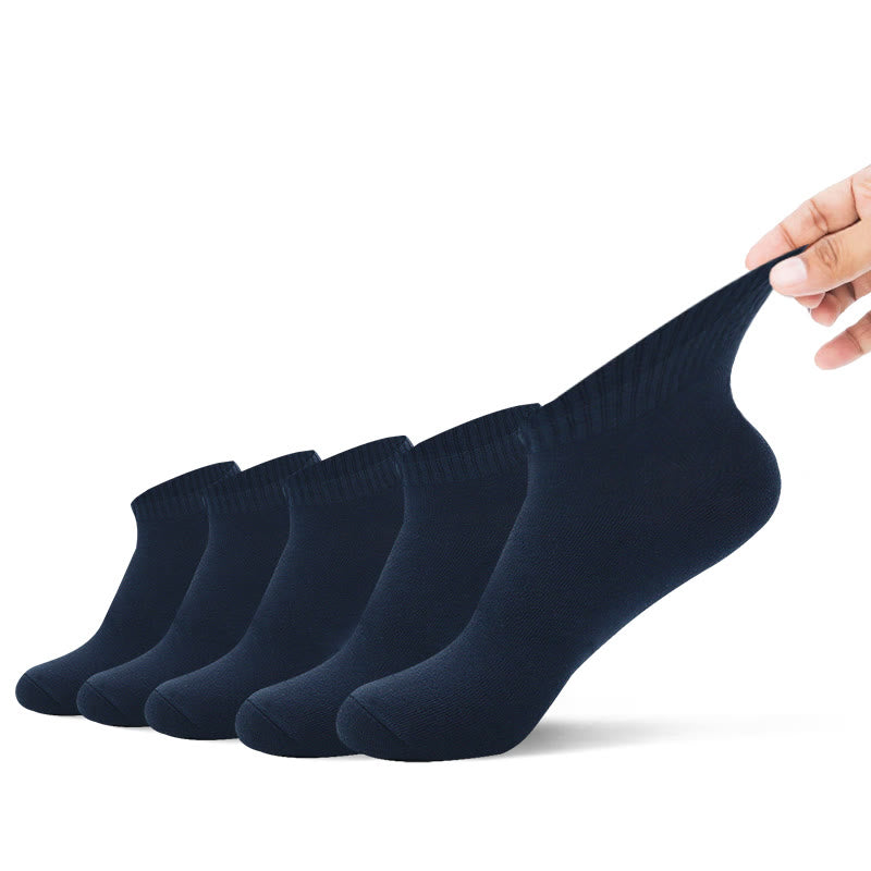 Chaussettes déodorantes (5 paires) - 43-48 - Bleu foncé - image 6