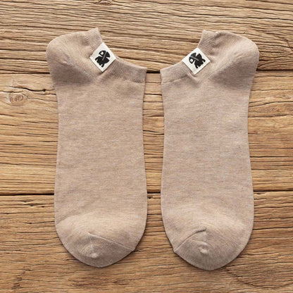 Chaussettes en coton à motifs amusants (3 paires) - 42-48 - Kaki - image 12