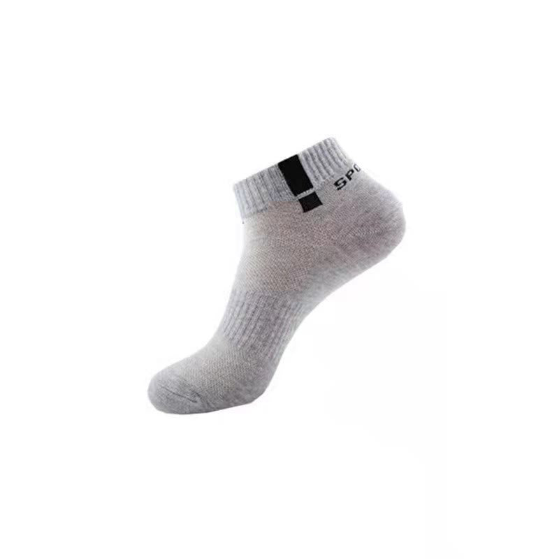 Chaussettes respirantes en maille (5 paires) - Gris clair - EU44-50 (US10-15) - image 9
