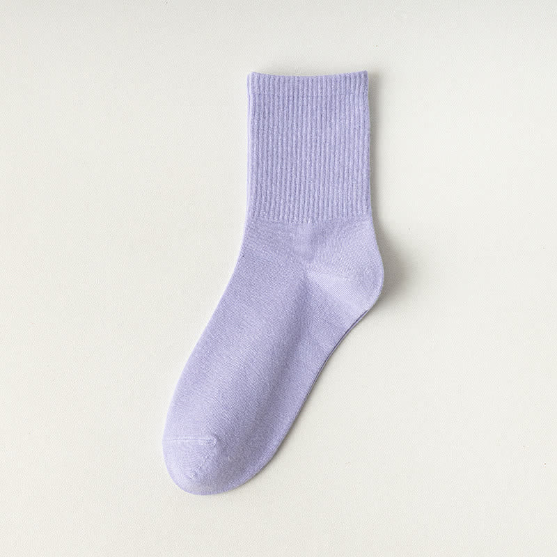 Chaussettes basses confortables en coton Plusock (6 paires) - Violet - EU39-43 (US5-9) - image 11