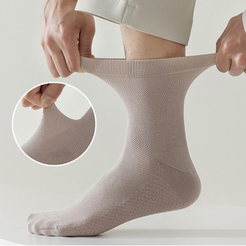 Chaussettes en maille de coton (5 paires) - image 0