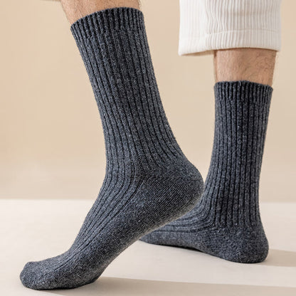 Chaussettes hautes unies grandes tailles (6 paires) - image 0