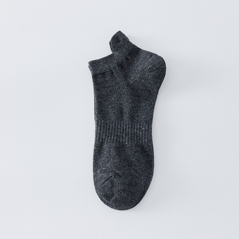 Chaussettes respirantes unies (8 paires) - Gris foncé - EU43-48 (US9-13) - image 8
