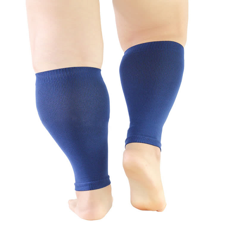Chaussettes de compression multicolores à larges mollets
