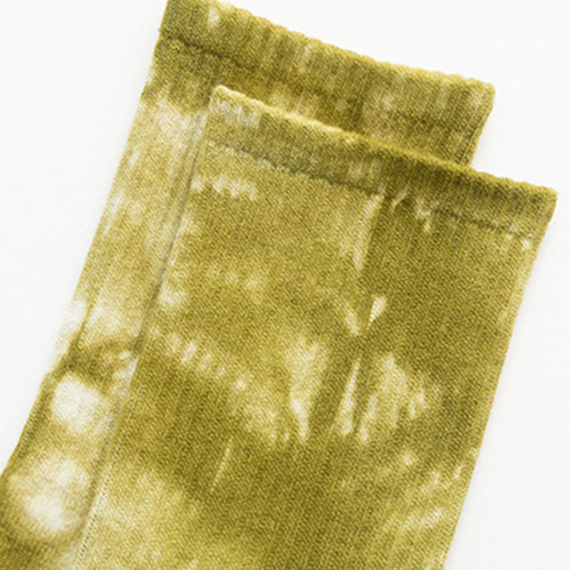 Chaussettes courtes colorées tie-dye Plusock (4 paires) - image 7