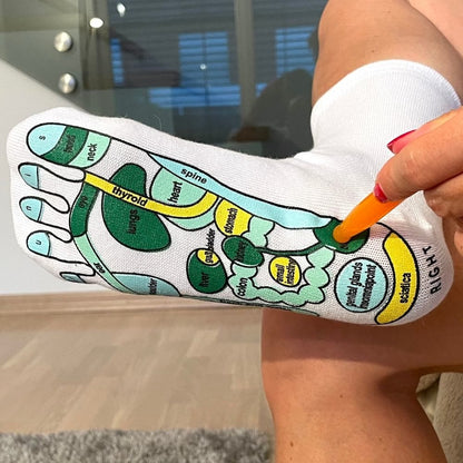 Chaussettes d'acupression, physiothérapie, massage, soulagement de la fatigue - image 5