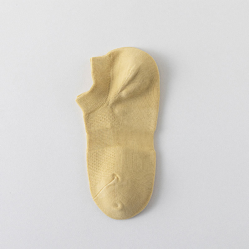 Chaussettes respirantes en maille (8 paires) - Jaune - EU35-40 (US5-7) - image 12