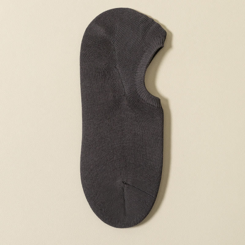 Chaussettes invisibles antidérapantes Plusock (5 paires) - Gris foncé - EU39-46 (US5-12) - image 19