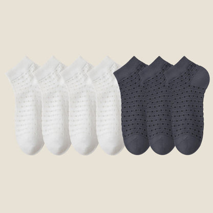 Chaussettes hautes en maille creuse (7 paires)