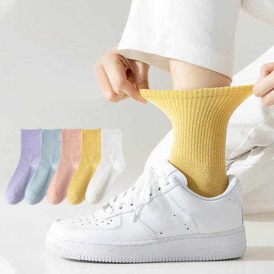 Chaussettes confortables en coton grande taille (6 paires)