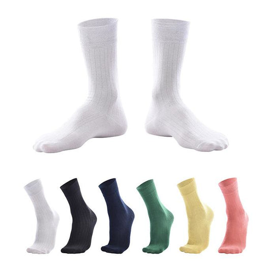 Chaussettes respirantes couleur bonbon (6 paires) - L/XL - Multicolore - image 0