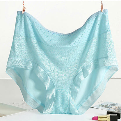 Culotte fine taille haute (5 paires) - Bleu - 5XL - image 9