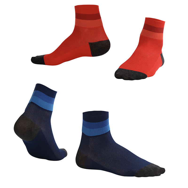 Chaussettes courtes respirantes couleur bonbon