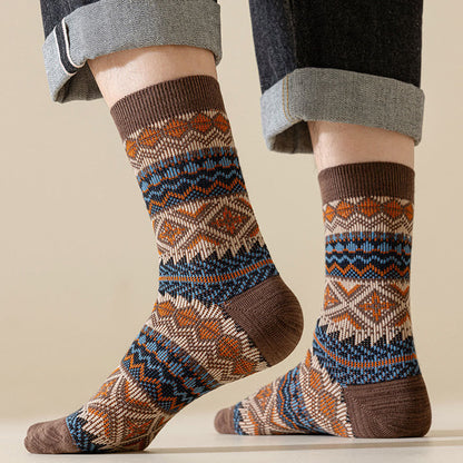 Chaussettes rétro respirantes mi-mollet (3 paires) - image 6