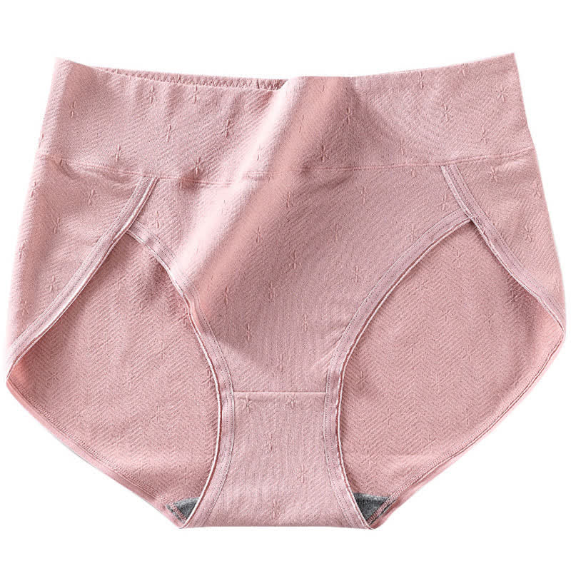 Culotte antibactérienne taille haute (6 paires) - Rose - 4XL - image 8