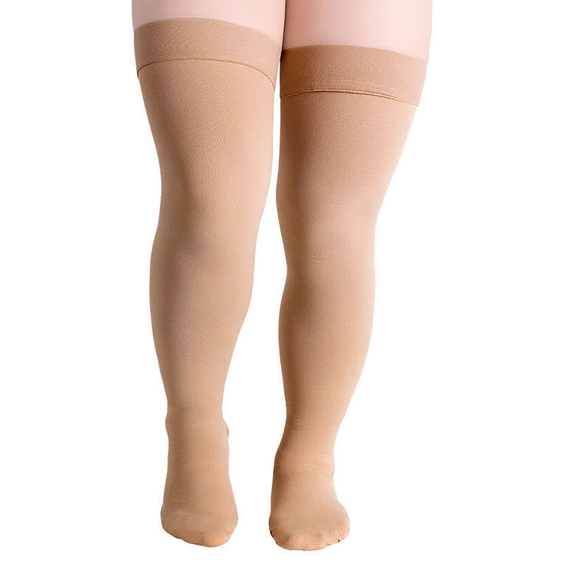 Chaussettes de compression antidérapantes grande taille - Nu - 4XL - image 3
