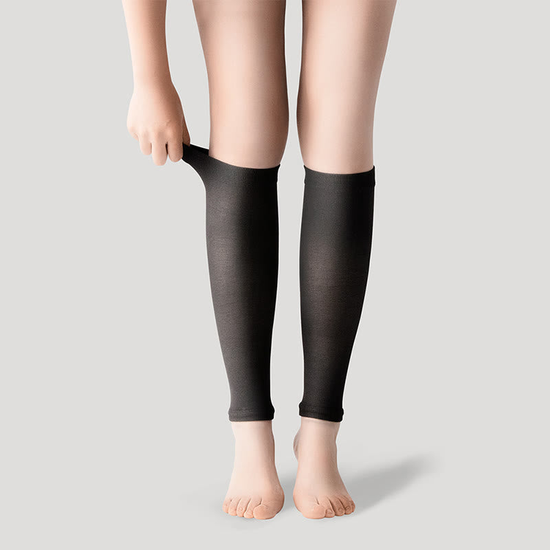 Chaussettes de compression unisexes Ice Silk Footless Cool - Noir - XL - image 23