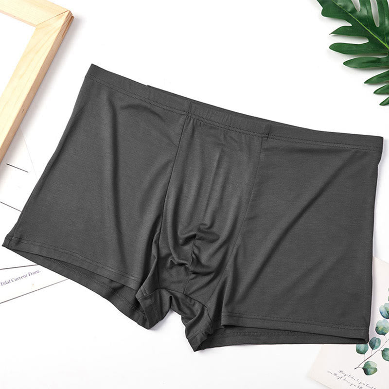 Boxer grande taille hautement élastique (1 paire) - Gris foncé - 10XL - image 6